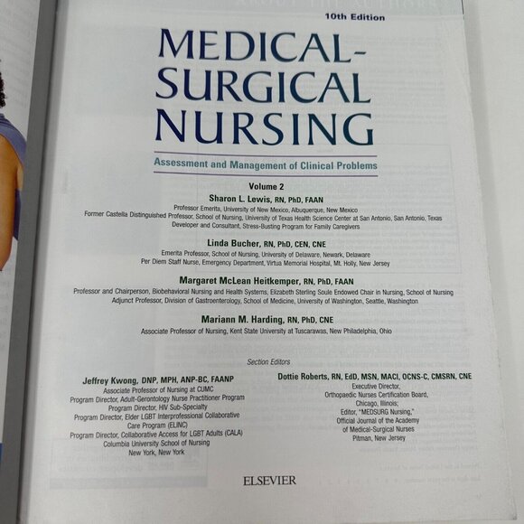 Medical Surgical Nursing Vol 2 10th Edition Textbook Lewis Bucher Harding - Picture 8 of 12